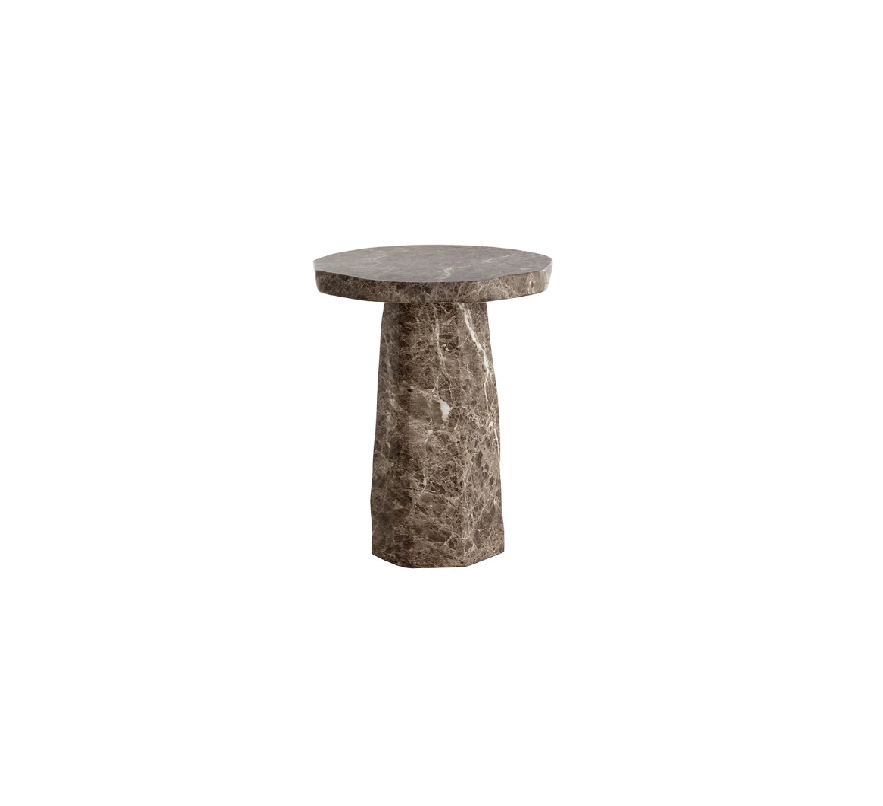 SUNPAN Baldur End Table - Marble Look