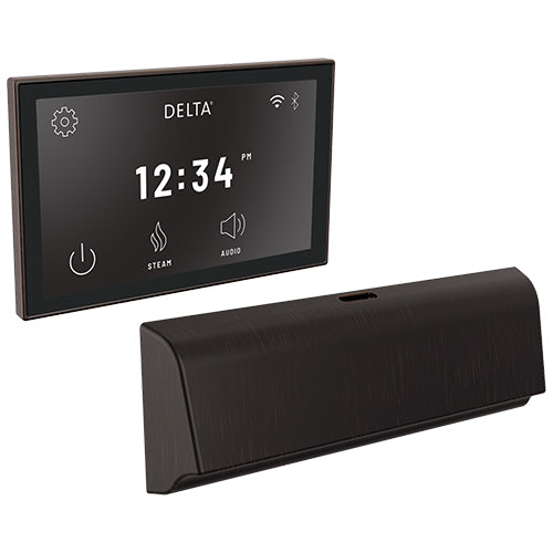 Delta SteamScape™ Deluxe System - Digital Interface and Unilateral Steam Head