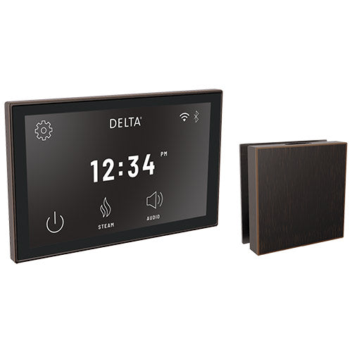 Delta SteamScape™ Deluxe System - Digital Interface and Square Steam Head