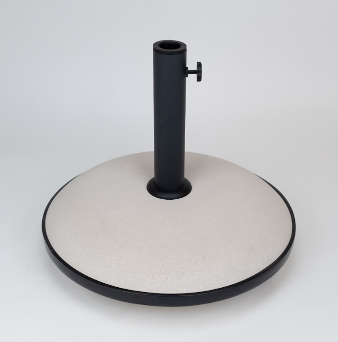 FiberBuilt Beige Concrete Umbrella Base - CB19B