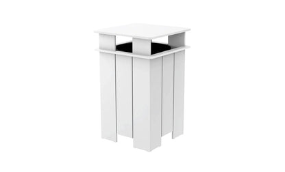 Ledge Lounger Mainstay Square Trash Bin (Available in 8 Resin Colors) - LL-MS-ITB-SQ-CD