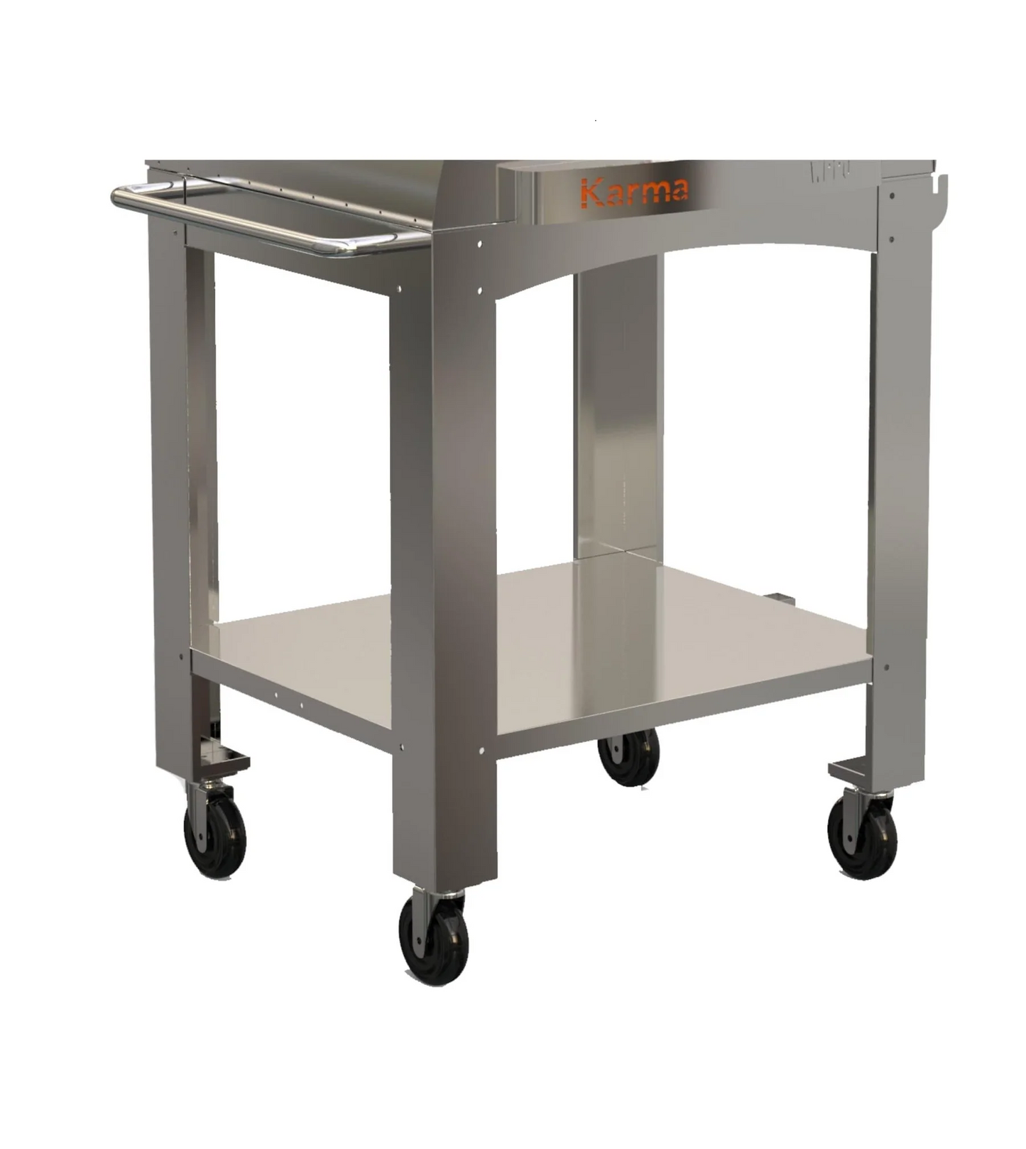 WPPO Stainless Steel Stand/Cart for 32" Karma Wood-Fired Oven - WKCT-2S