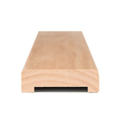 PROSAUNAS Alder Sauna Door Trim 1" x 2" Casing UK Profile