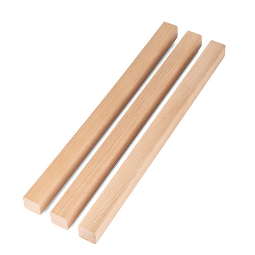 PROSAUNAS Alder Sauna Trim Moulding 1" x 1" Smooth 4-Side Eased Edges SHP