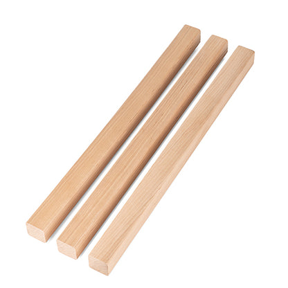 PROSAUNAS Alder Sauna Trim Moulding 1" x 1" Smooth 4-Side Eased Edges SHP