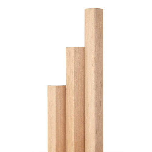PROSAUNAS Alder Sauna Outside Corner Trim 2" x 2" Angle Moulding VA Profile