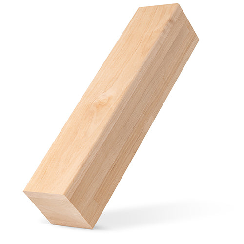 PROSAUNAS Alder Sauna Bench & Support Material 3" x 3" Smooth 4-Side Eased Edges SHP
