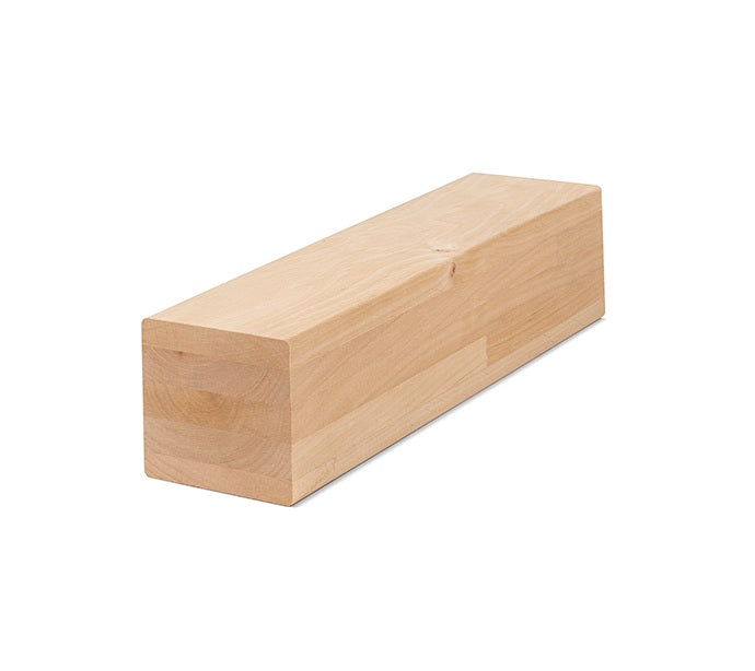 PROSAUNAS Alder Sauna Bench & Support Material 3" x 3" Smooth 4-Side Eased Edges SHP