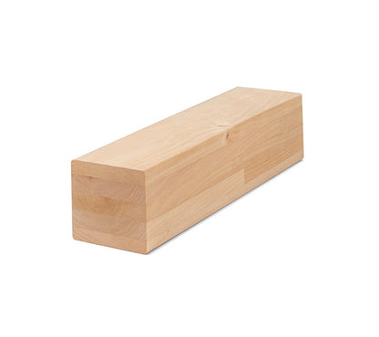 PROSAUNAS Alder Sauna Bench & Support Material 3" x 3" Smooth 4-Side Eased Edges SHP