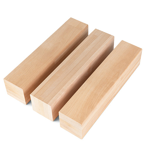 PROSAUNAS Alder Sauna Bench & Support Material 3" x 3" Smooth 4-Side Eased Edges SHP