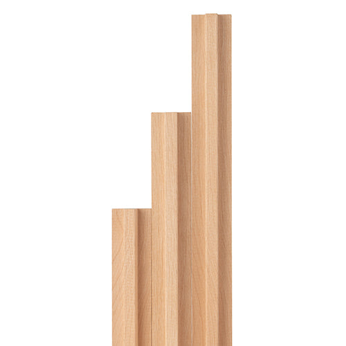 PROSAUNAS Alder Sauna T-Moulding 1" x 2" Smooth Finish