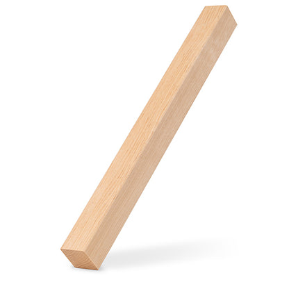 PROSAUNAS Alder Sauna Trim Moulding 2" x 2" (28mm x 28mm) Smooth 4-Side Eased Edges SHP