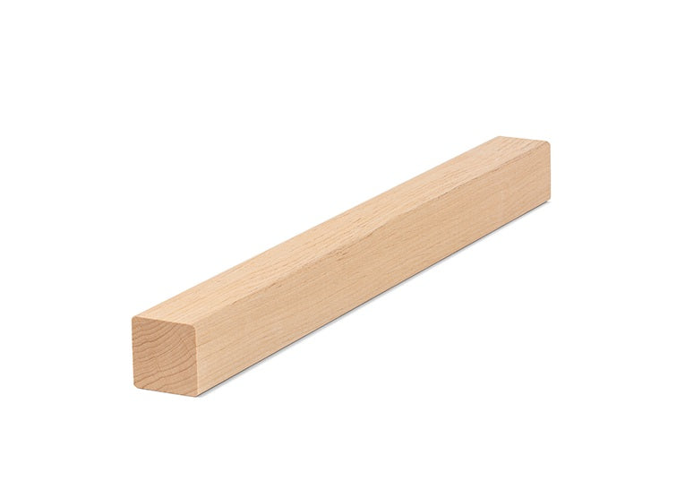 PROSAUNAS Alder Sauna Trim Moulding 2" x 2" (28mm x 28mm) Smooth 4-Side Eased Edges SHP