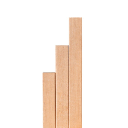 PROSAUNAS Alder Sauna Trim Moulding 2" x 2" (28mm x 36mm) Smooth 4-Side Eased Edges SHP