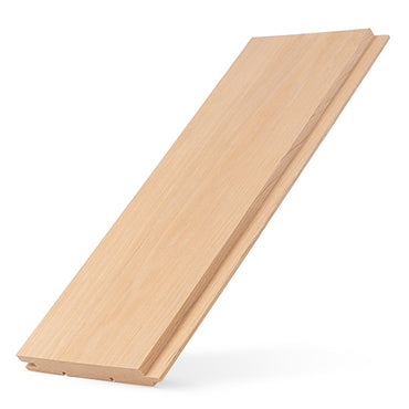 PROSAUNAS Alder Sauna Wall Cladding 1" x 5" Tongue & Groove Nickel-Gap STS4