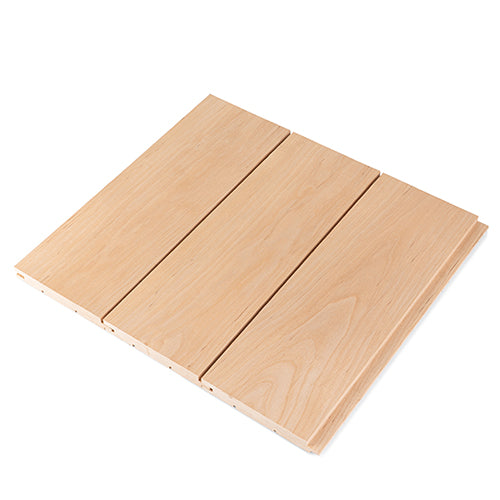 PROSAUNAS Alder Sauna Wall Cladding 1" x 5" Tongue & Groove Nickel-Gap STS4