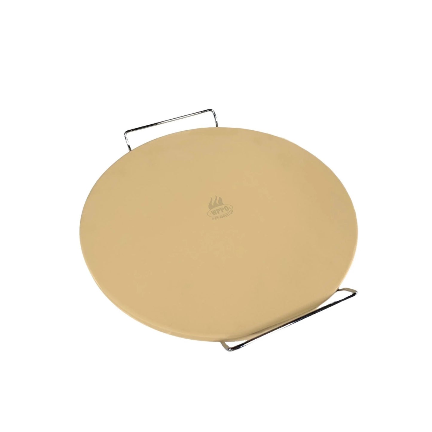 WPPO 15" Pizza Stone w/ Metal Rack-WKST-15R