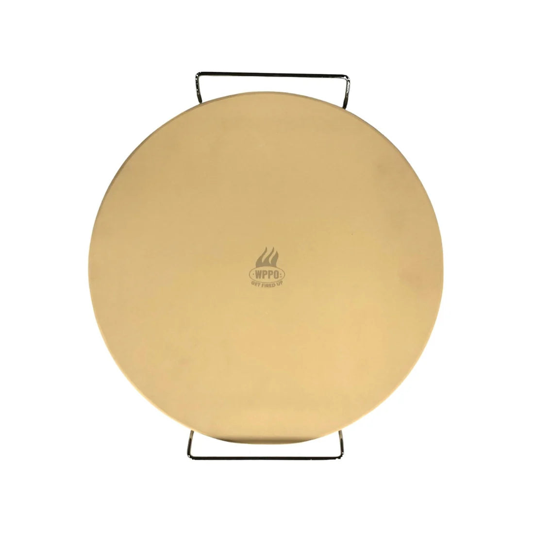 WPPO 15" Pizza Stone w/ Metal Rack-WKST-15R