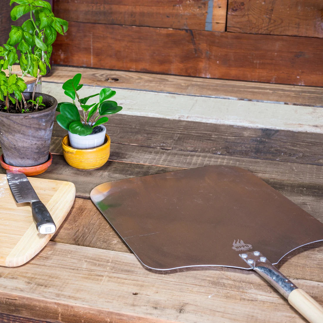 WPPO Aluminum Blade w/ Wooden Handle 16-WKPA-1640W
