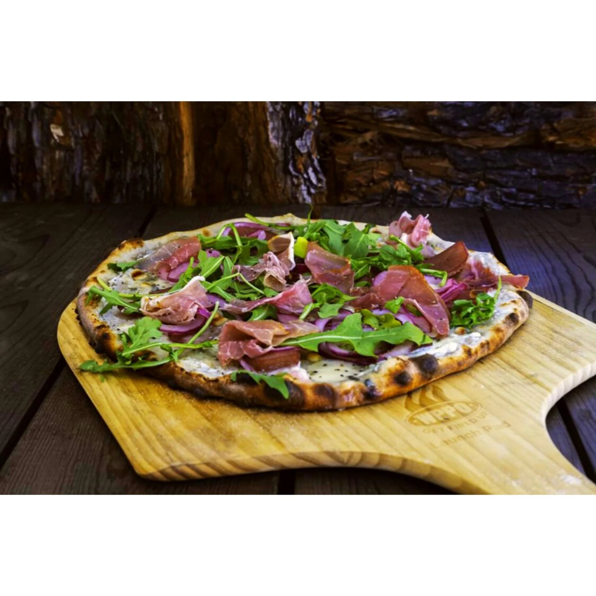 WPPO Square Pizza Peel, Wood 12-WKLP-12