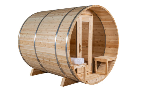 LeisureCraft Serenity MP Barrel Sauna - CTC2245MP