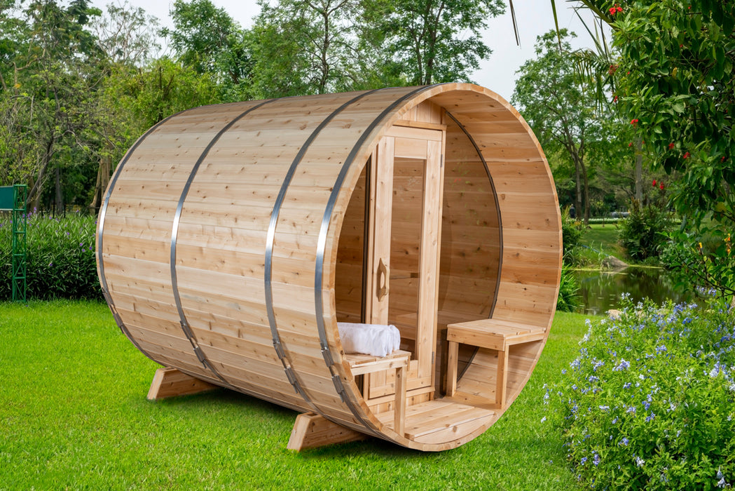 LeisureCraft Serenity MP Barrel Sauna - CTC2245MP