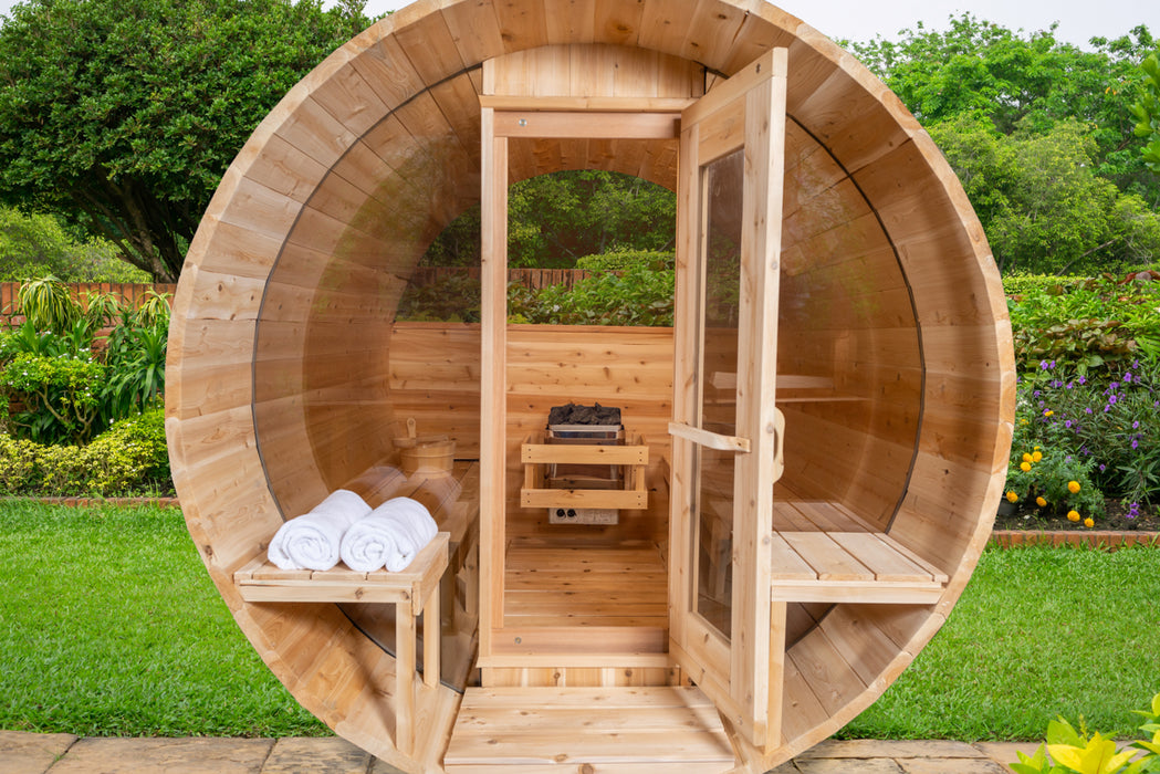 LeisureCraft Serenity MP Barrel Sauna - CTC2245MP