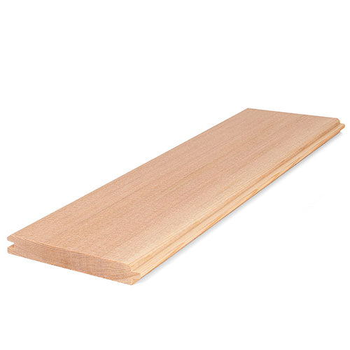 PROSAUNAS Cedar Sauna Wall Cladding 1/2" x 4" Vertical Grain A+ T&G V-Joint