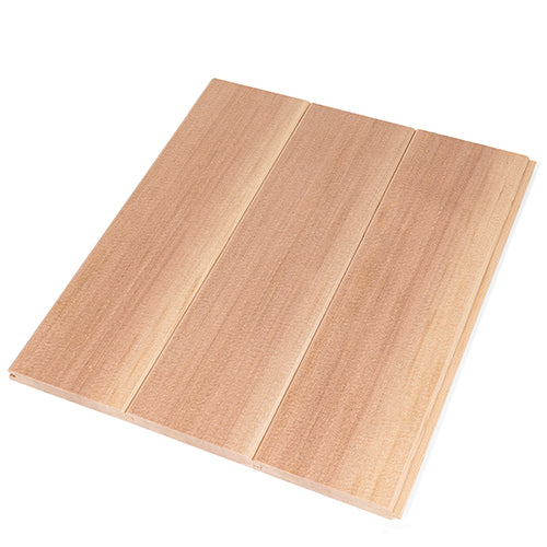 PROSAUNAS Cedar Sauna Wall Cladding 1/2" x 4" Vertical Grain A+ T&G V-Joint