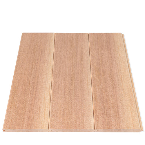 PROSAUNAS Cedar Sauna Wall Cladding 1/2" x 4" Vertical Grain A+ T&G V-Joint