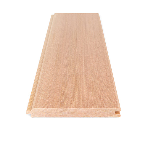 PROSAUNAS Cedar Sauna Wall Cladding 1/2" x 4" Vertical Grain A+ T&G V-Joint