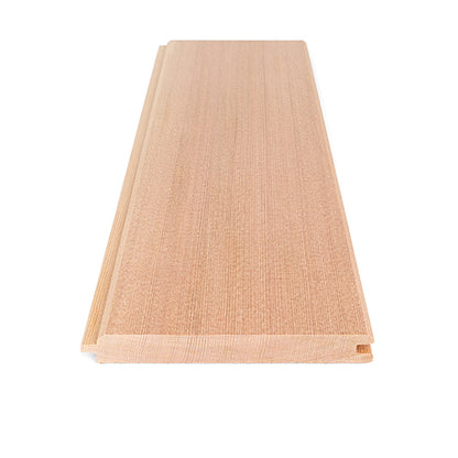 PROSAUNAS Cedar Sauna Wall Cladding 1/2" x 4" Vertical Grain A+ T&G V-Joint