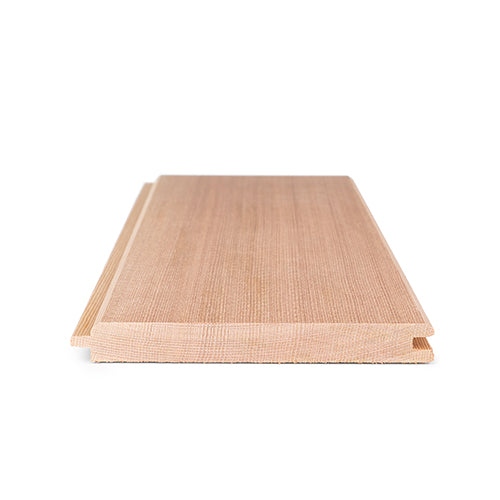 PROSAUNAS Cedar Sauna Wall Cladding 1/2" x 4" Vertical Grain A+ T&G V-Joint