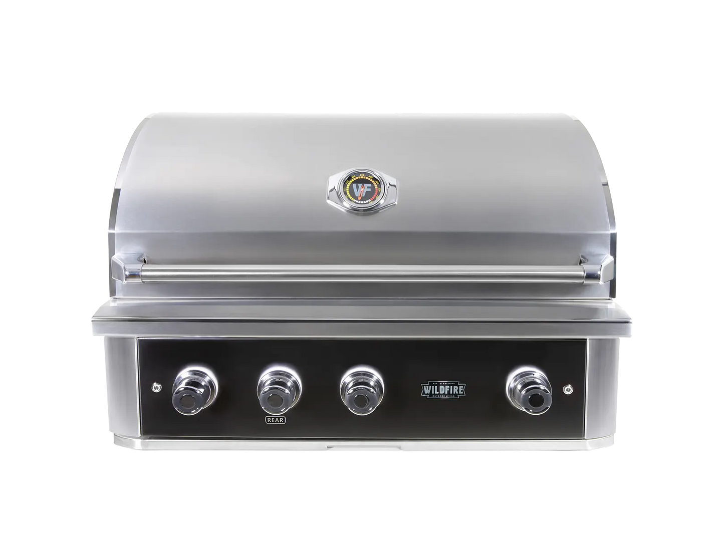 Wildfire 84-Inch Pre-Fab Island with WF-PRO36-RH Gas Grill (NG/LP) and WFR-24 Refrigerator