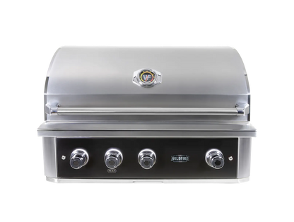 Wildfire 84-Inch Pre-Fab Island with WF-PRO36-RH Gas Grill (NG/LP) and WFR-24 Refrigerator