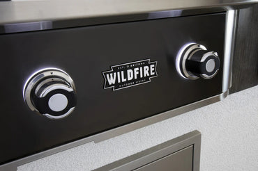 Wildfire Ranch PRO 30” Black Stainless Steel Griddle - Propane - WFPRO30GRD-BSS-LP