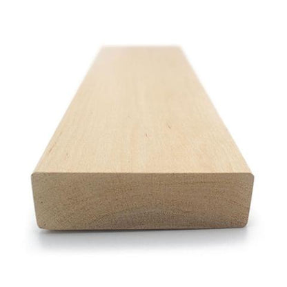 Prosaunas Alder 2x4 S4SEE SHP Profile, Bench Material - WOOD646-1