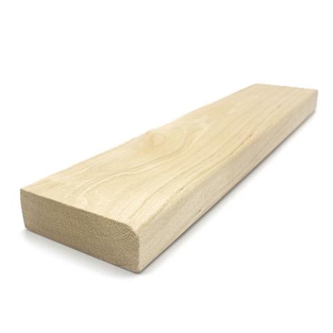 Prosaunas Alder 1x3 S4SEE SHP Profile, Bench Material - WOOD642-1