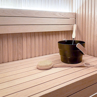 PROSAUNAS Alder Sauna Bench & Support Material 3" x 3" Smooth 4-Side Eased Edges SHP