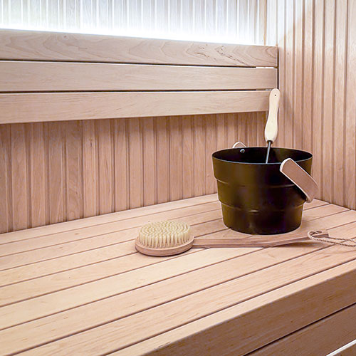 PROSAUNAS Alder Sauna Outside Corner Trim 2" x 2" Angle Moulding VA Profile