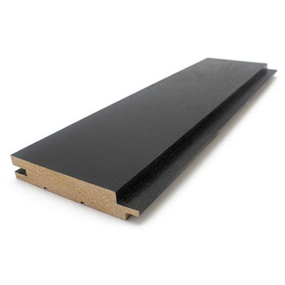 Prosaunas Aspen Midnight Black 1x4 T&G STS4, Nickel-Gap, Wall Material