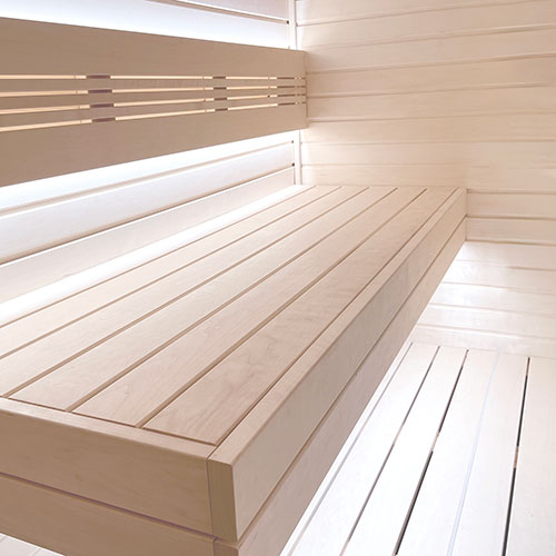 PROSAUNAS Aspen Sauna Outside Corner Trim 2" x 2" Angle Moulding VA Profile