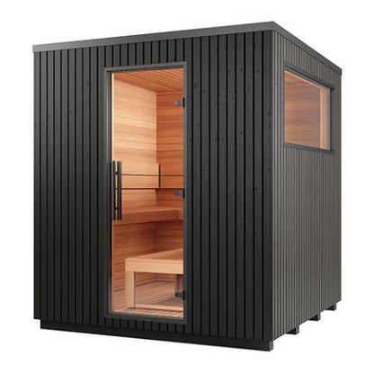 Auroom Garda Outdoor Cabin Sauna, BLACK