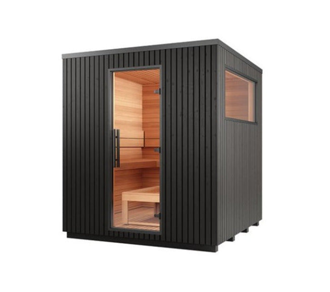 Auroom Garda Outdoor Cabin Sauna, BLACK