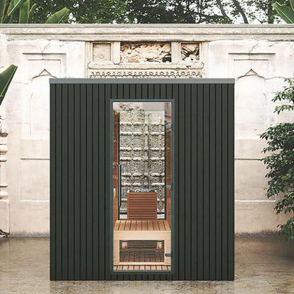 Auroom Garda Outdoor Cabin Sauna, BLACK