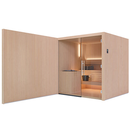Auroom Libera Glass Indoor Sauna Kit – Elegant & Customizable (Up to 6 Persons)