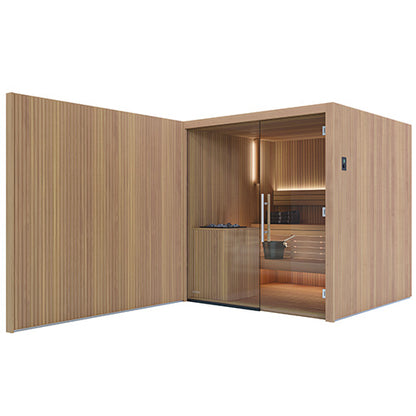 Auroom Libera Glass Indoor Sauna Kit – Elegant & Customizable (Up to 6 Persons)