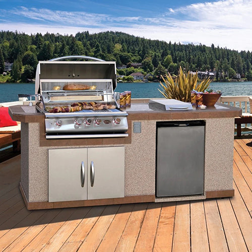 Cal Flame Bel Air Q 810 Escape Series BBQ Island - BBK-810