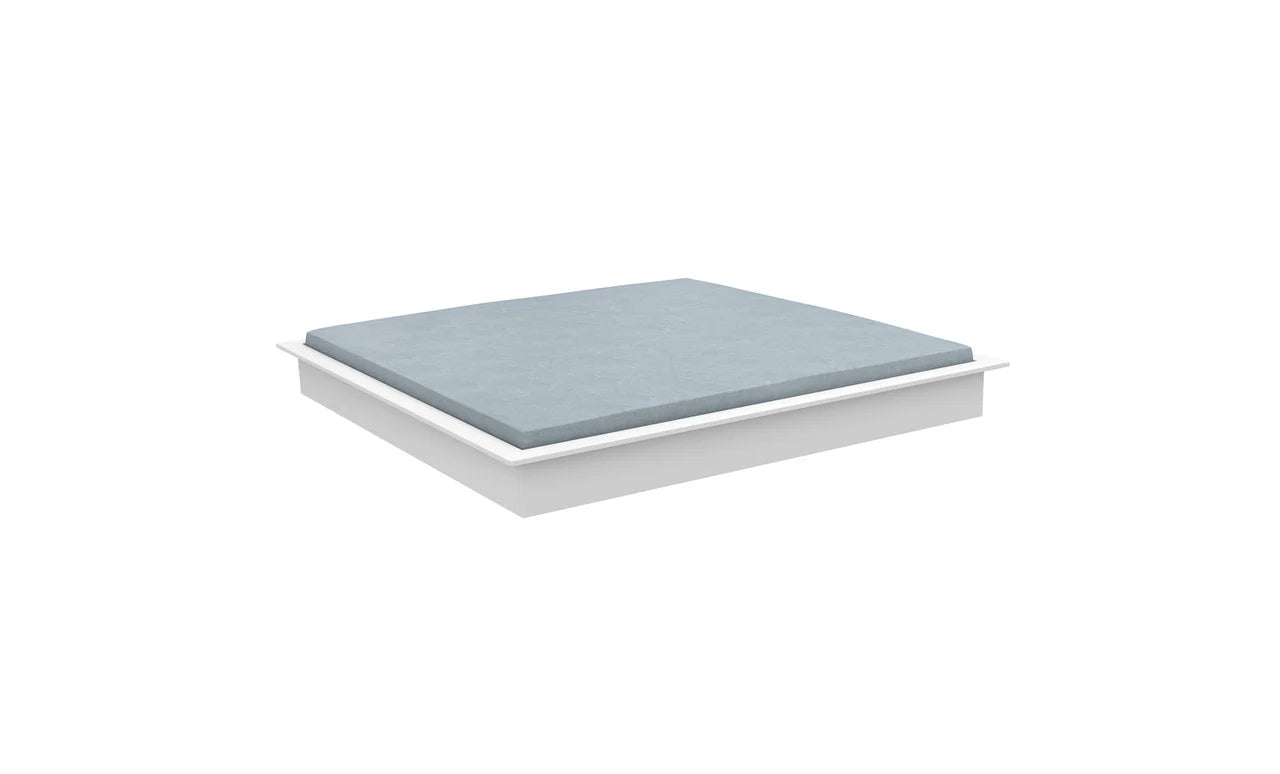 Ledge Lounger Echo Sunbed (Available in 4 Resin Colors & 12 Fabrics) - LL-EO-8SB-WH-STD-4636