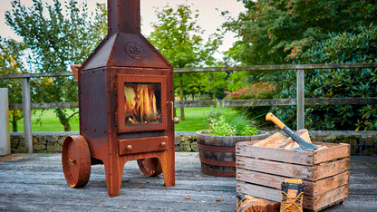 RB73 Bijuga Outdoor Fireplace